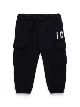 Dsquared2 Kids dSQUARED2 KIDS Спортивные брюки с принтом Icon, черный