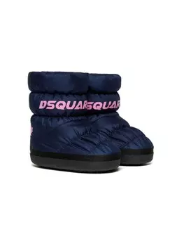 Dsquared2 Kids dSQUARED2 KIDS стеганые зимние ботинки, синий