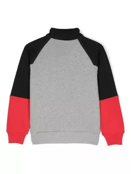 Dsquared2 Kids dSQUARED2 KIDS толстовка с цветными блоками, серый