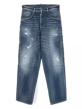 Dsquared2 Kids джинсы DSQUARED2 KIDS с потертостями, синий