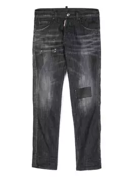 Dsquared2 Kids джинсы DSQUARED2 KIDS с потертостями, черный