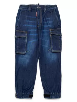 DSQUARED2 KIDS джинсы карго, синий