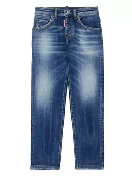DSQUARED2 KIDS джинсы Stanislav узкого кроя, синий