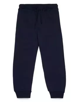 DSQUARED2 KIDS джогеры с нашивкой-логотипом, синий