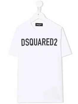 DSQUARED2 KIDS футболка с логотипом, белый