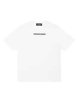 DSQUARED2 KIDS футболка с логотипом, белый