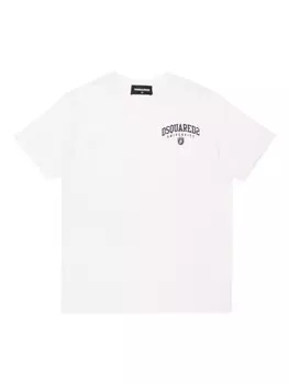 DSQUARED2 KIDS футболка с логотипом, белый