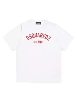 DSQUARED2 KIDS футболка с логотипом, белый