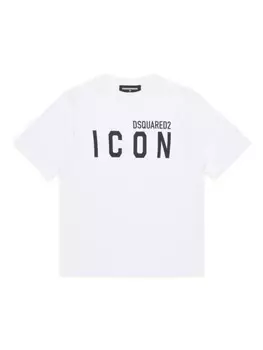DSQUARED2 KIDS футболка с логотипом, белый