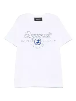 DSQUARED2 KIDS футболка с логотипом, белый