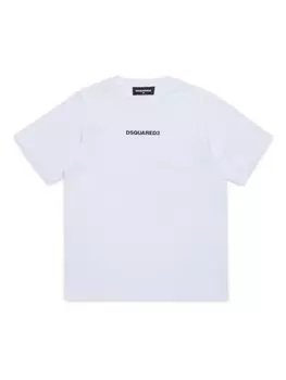DSQUARED2 KIDS футболка с логотипом, белый