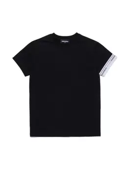 DSQUARED2 KIDS футболка с логотипом, черный