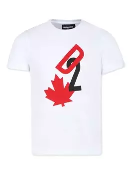 Dsquared2 Kids футболка с логотипом DSQUARED2 KIDS, белый