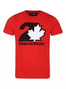 Dsquared2 Kids футболка с логотипом DSQUARED2 KIDS, красный