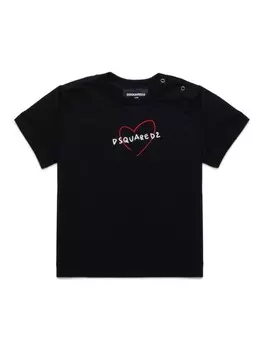 Dsquared2 Kids футболка с логотипом DSQUARED2 KIDS, черный