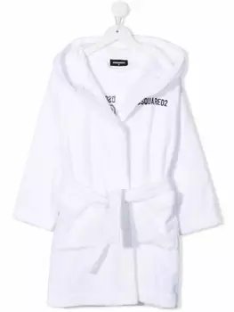 DSQUARED2 KIDS халат с вышитым логотипом Icon