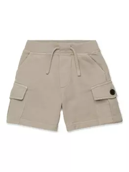 DSQUARED2 KIDS хлопковые шорты, коричневый