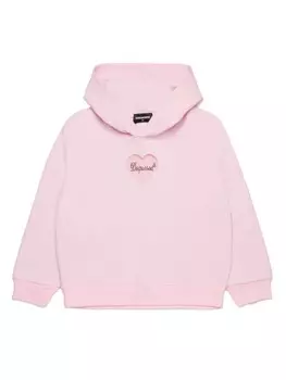 DSQUARED2 KIDS худи с логотипом, розовый