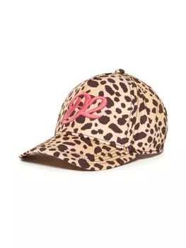 DSQUARED2 KIDS кепка с вышитым логотипом, нейтральный цвет