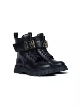 Dsquared2 Kids кожаные сапоги, черный