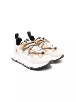 Dsquared2 Kids кроссовки DSQUARED2 KIDS на шнуровке, коричневый