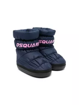DSQUARED2 KIDS мягкие зимние ботинки, синий