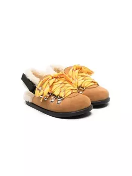 Dsquared2 Kids мюли с ремешком на пятке, коричневый