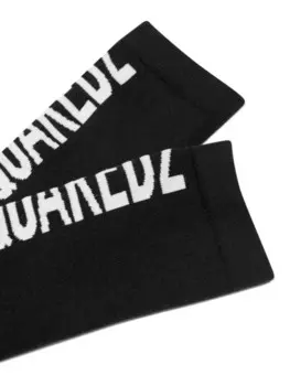 Dsquared2 Kids носки с жаккардовым логотипом, черный