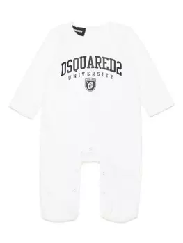 DSQUARED2 KIDS пижама с логотипом, белый