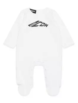 DSQUARED2 KIDS пижама с принтом Icon, белый