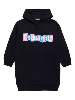 Dsquared2 Kids платье с логотипом DSQUARED2 KIDS, черный