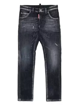 DSQUARED2 KIDS прямые джинсы Cool Guy, черный