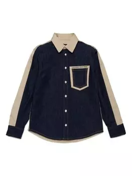 DSQUARED2 KIDS рубашка Caten Bros, синий