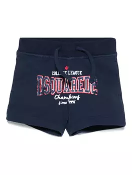 DSQUARED2 KIDS Шорты для новорожденных в колледже, синий