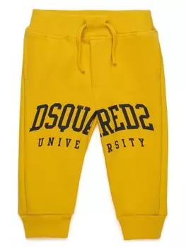 Dsquared2 Kids спортивные брюки с логотипом DSQUARED2 KIDS, желтый