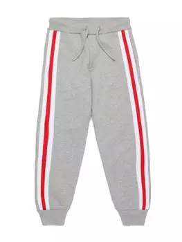 Dsquared2 Kids спортивные брюки с вышитым логотипом, серый