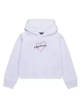 Dsquared2 Kids толстовка с капюшоном и логотипом DSQUARED2 KIDS, белый