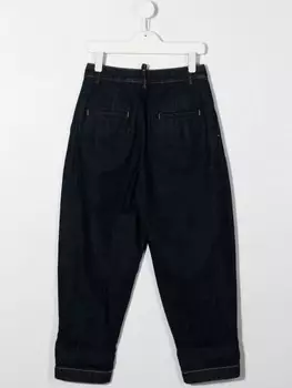 Dsquared2 Kids зауженные джинсы средней посадки, синий