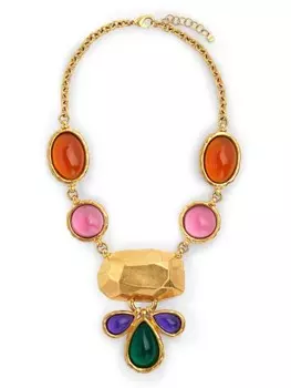 DSQUARED2 колье с бусинами, золотой