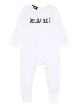 Dsquared2 комбинезон с логотипом, белый