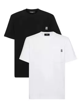 DSQUARED2 комплект из двух футболок, белый