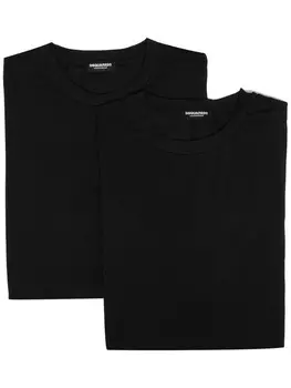 Dsquared2 комплект из двух футболок, черный