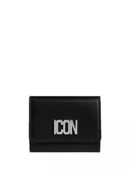 Dsquared2 кошелек Icon с пряжкой, черный