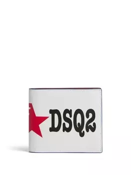 Dsquared2 кошелек с логотипом, белый