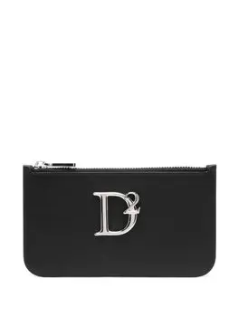 Dsquared2 кошелек с логотипом, черный