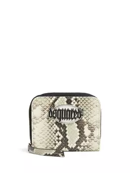 DSQUARED2 кошелек с нашивкой-логотипом, нейтральный