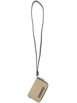 Dsquared2 кошелек Urban с круговой молнией, нейтральный цвет