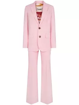 Dsquared2 костюм с однобортным пиджаком, розовый
