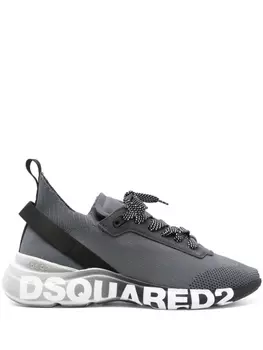 Dsquared2 кроссовки Fly с тисненым логотипом, серый