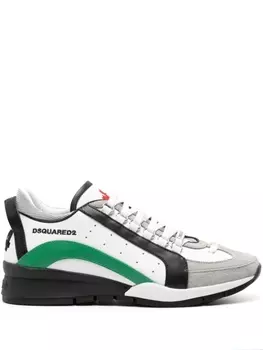 Кроссовки Dsquared2 Legendary, белый/черный/серый/зеленый
